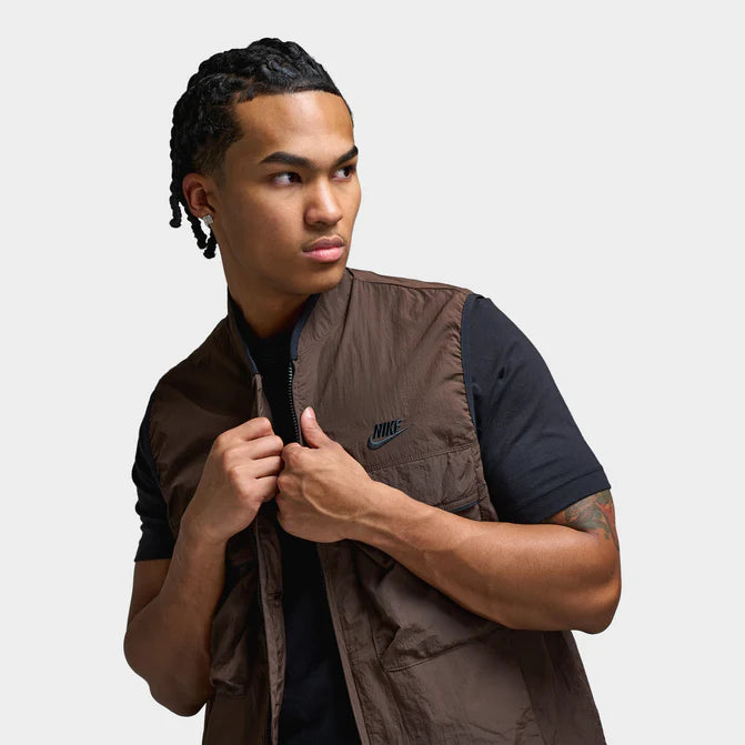 Nike Tech Woven Vest Brown