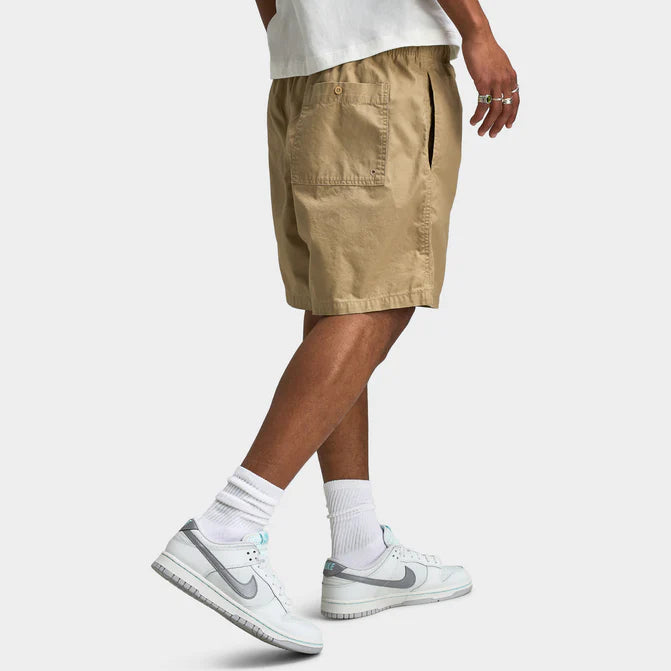 Nike Club Washed Flow Shorts Beige