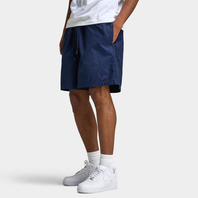 Nike Club Washed Flow Shorts Obsidian