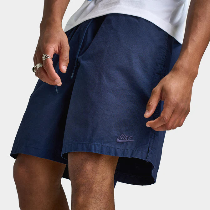 Nike Club Washed Flow Shorts Obsidian