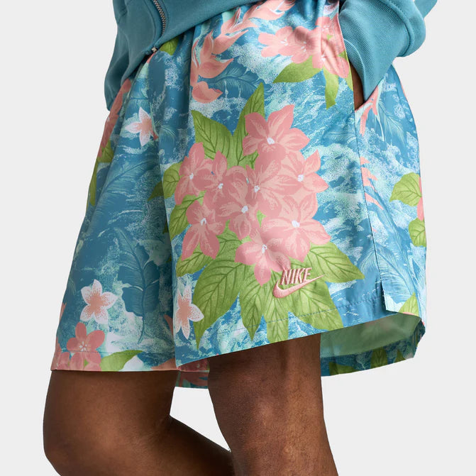 Nike Club Flow Shorts Leaves & Flowers