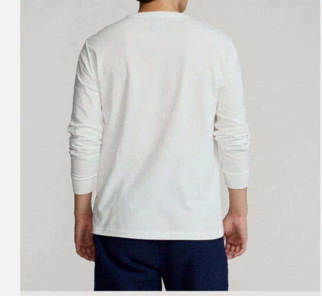 Polo Ralph Lauren Men's White Team USA Polo Bear Olympic T Tee Shirt Sweater